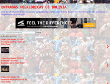 Tablet Screenshot of entradasfolkloricas.com